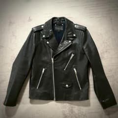 【美品】COACH　レザージャケット　ライダース　ダブル　黒　牛革 美品 ライダースジャケット レザージャケット coach COACH - coach