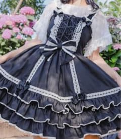BODYLINE ゴスロリドレス フリル ジャンスカ 2L タグ付き BODYLINE ゴスロリドレス フリル ジャンスカ 2L タグ付き - メルカリ