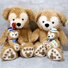 限定レア ダッフィー ぬいぐるみ 4体 上海ディズニー TDS【K984