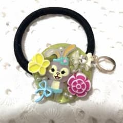 うさぎ　ヘアゴム ハンドメイド　レジン　水色のサムネイル