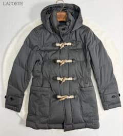 【極美品】LACOSTE フード ２WAY ダッフルダウンコート グレー L 美品】LACOSTE ラコステ 肉厚 ダッフルダウンコート 牛革パッチ - メルカリ