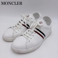 MONCLER モンクレール レザースニーカー ホワイト 白 トリコロール 