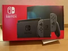 美品  Nintendo Switch本体  グレー  新モデルのサムネイル