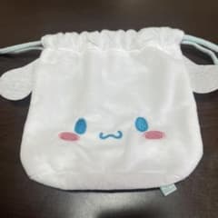 シナモロール ふわふわフェイス巾着のサムネイル