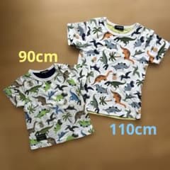 恐竜柄Tシャツ　90cm 110cmのサムネイル