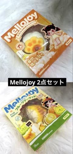 Mellojoy スクイーズ 2点セット フルーツマーケット ふわふわ肉球
