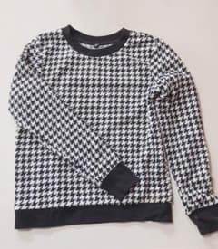 【せっちーさん専用】トレーナー 千鳥柄 レディース 冬服のサムネイル