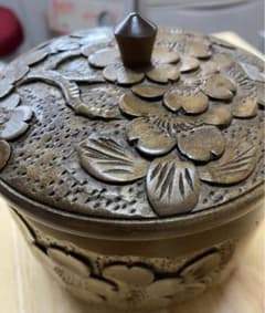 軽井沢彫　菓子器のサムネイル