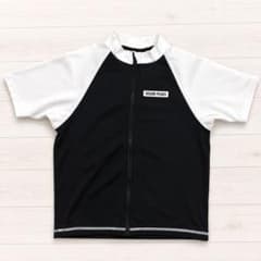 ラッシュガード 150cm ブラック ホワイト VISIONPEAKSのサムネイル