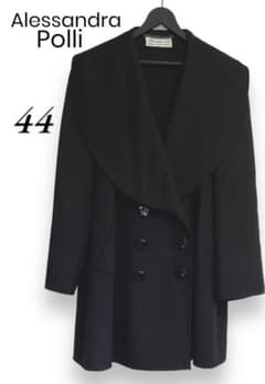 Alessandra Polli カシミヤ ビッグカラー 44サイズ イタリア - メルカリ