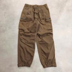 ディスイズネバーザット ネバザ カーゴパンツ 古着 ロゴ M カーキ 17868