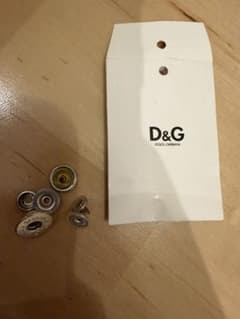 D&G DOLCE&GABBANA スナップボタン 予備ボタンセットのサムネイル