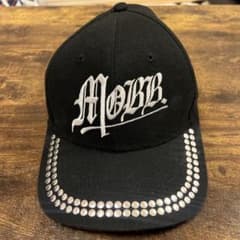 MOBB スタッズ付き黒キャップのサムネイル