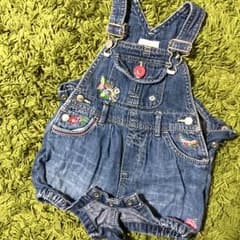 ベビーギャップデニムロンパースのサムネイル