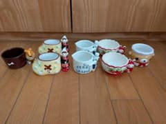 ミニチュア 陶器製 デザートカップ 8点セットのサムネイル