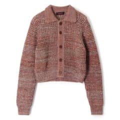 CABaN コットンカシミヤミックスワッフル ポロカーディガン ¥52,800 m73483711543_1.jpg?1756608907