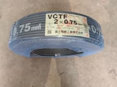 富士電線工業 VCTF 2×0.75mm² ビニルキャブタイヤコードのサムネイル