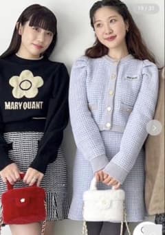 【LILY BROWN×MARY QUANT】セットアップ 美品】完売 LILY BROWN×MARY QUANT セットアップ ツイード - メルカリ