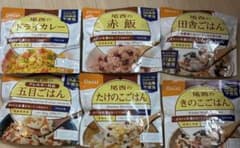 非常用食品セット 25袋　6種類のサムネイル