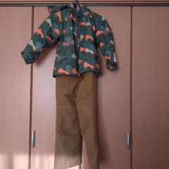子ども用カモフラージュスキーウェアセットのサムネイル
