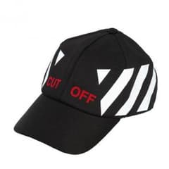 Off-White オフホワイト ブラックコットンキャップ cut offのサムネイル