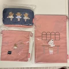 familiar × Chacott コラボ ポーチ 巾着 3点セットのサムネイル