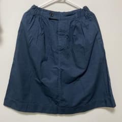 【美品】MHL. エムエイチエル スカート ネイビー Ⅰのサムネイル