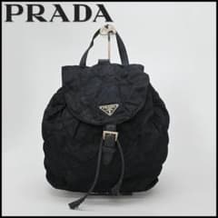 a641 PRADA【プラダ】リュック キルティング 三角ロゴ 三角プレート* a641 PRADA【プラダ】リュック キルティング 三角ロゴ 三角プレート