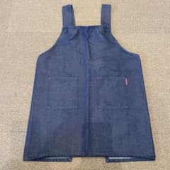キッズ デニムエプロン 130cmのサムネイル