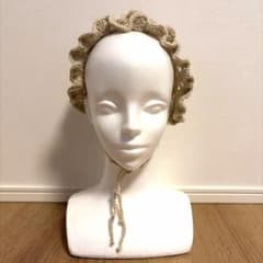 ヘッドドレス　ハンドメイド　バブーシュカ　かぎ編みのサムネイル