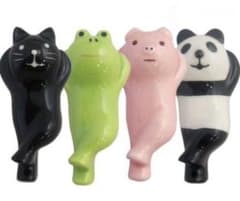 陶器製箸置きセット8個のサムネイル