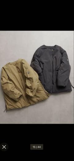 ピュアルセシン　フレンチダックダウンサイドジップジャケットのサムネイル