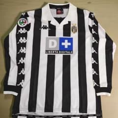 1999/00 ユベントス ホーム 21番 ジダン 長袖 ユニフォーム - メルカリ