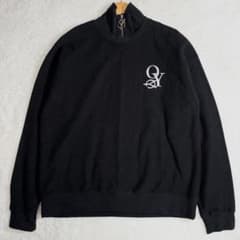 美品 OY オーワイ メンズ服 トップス ハーフジップ　トレーナー ブラック