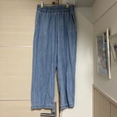 デニムパンツ ウエストゴム ライトブルーのサムネイル