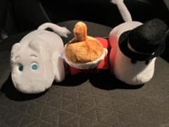 ムーミン リトルミイ ムーミンパパ 肩のりぬいぐるみ 3点セット
