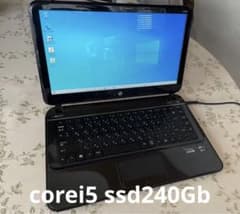 HPノートパソコンCore i5 SSD240GBのサムネイル