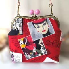 中原淳一♥がま口バッグ♥ハンドメイド - メルカリ