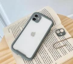 신품 미사용! iPhone 15pro 케이스 형 클리어 그레이 04
