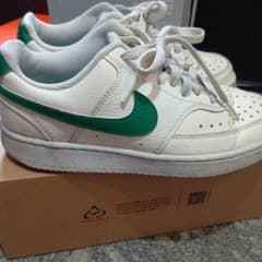 NIKE COURT VISION LOW ホワイト グリーン 23cmのサムネイル