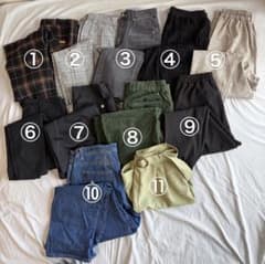 レディース パンツ まとめ売り 11点セット バラ売り可能のサムネイル