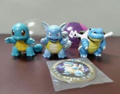 最初期モンコレ カメックス カメール ゼニガメ 付属品付き TOMY 【希少