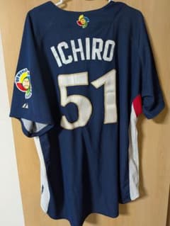 2009WBCイチロー 51 侍ジャパン ユニフォームL Majestic 2009 WBC 侍ジャパン イチロー ユニフォーム - メルカリ