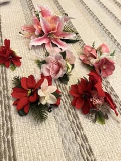 フラダンス用 ヘアクリップ 6点セットのサムネイル