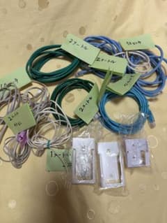 RJ-45 RJ-11 コネクタ　LANケーブル　固定電話機　サンダーカットA2のサムネイル