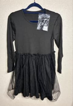 黒のフォーマルワンピース レース 130cmのサムネイル