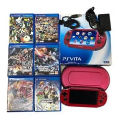 TAKAさん専用 PSVITA コズミックレッド　ソフト・メモリーカード付属のサムネイル