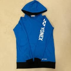ヨネックス　パーカー　トレーナー　青のサムネイル