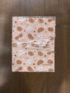 카피바라 씨 테누구이 손수건 핑크
