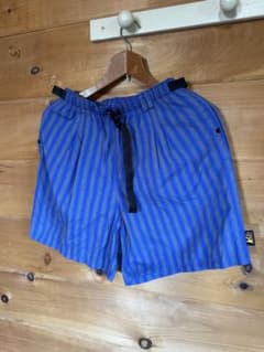 REI ショートパンツ　メンズ　青ストライプ　水陸両用のサムネイル